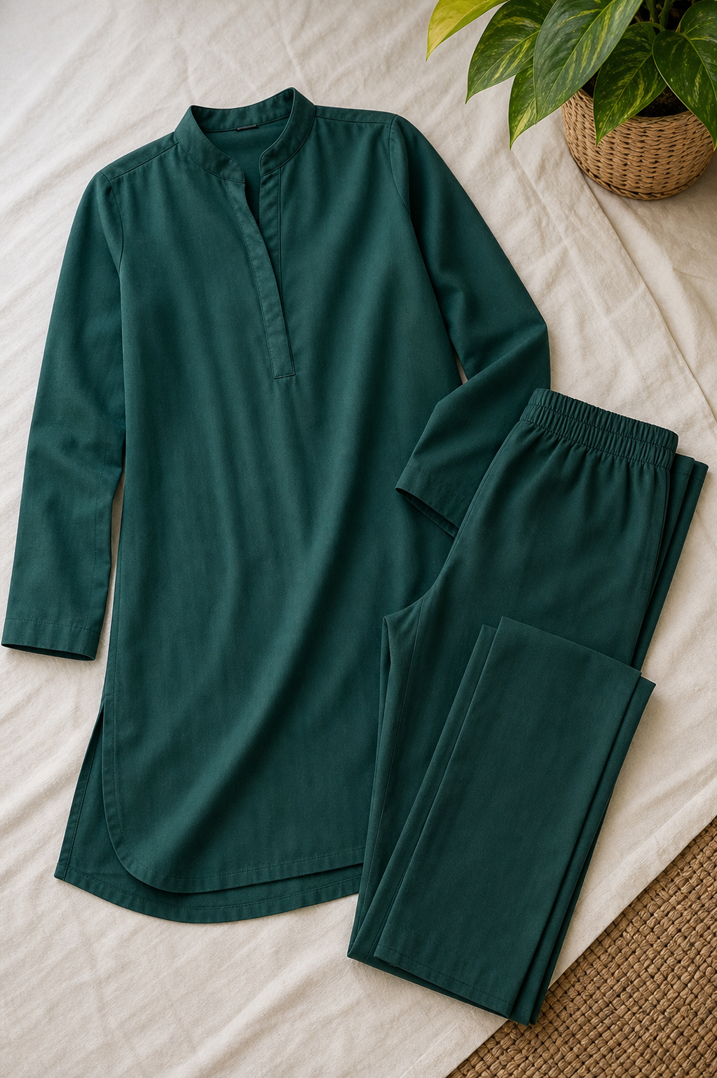 Emerald modest co-ord set