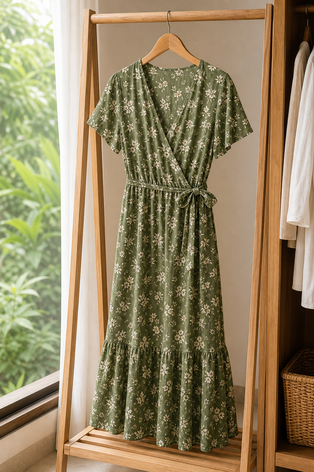 Tea country floral dress